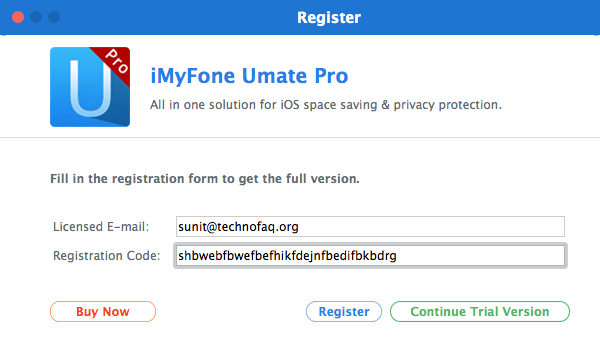 imyfone ios system recovery registration code free